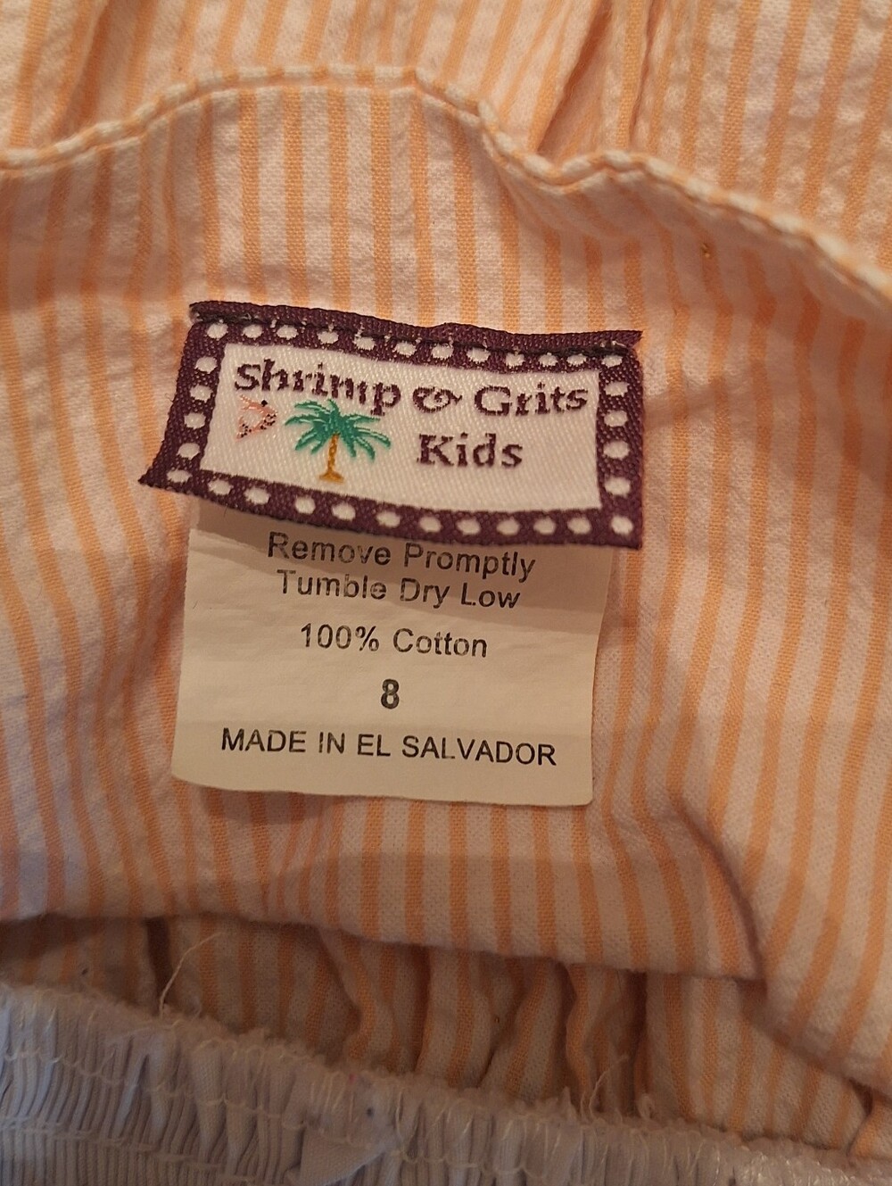 Shrimp & Grits Kids Size 8 Girls Smocked Mermaid Sundress 🧜♀️ - Picture 2 of 3
